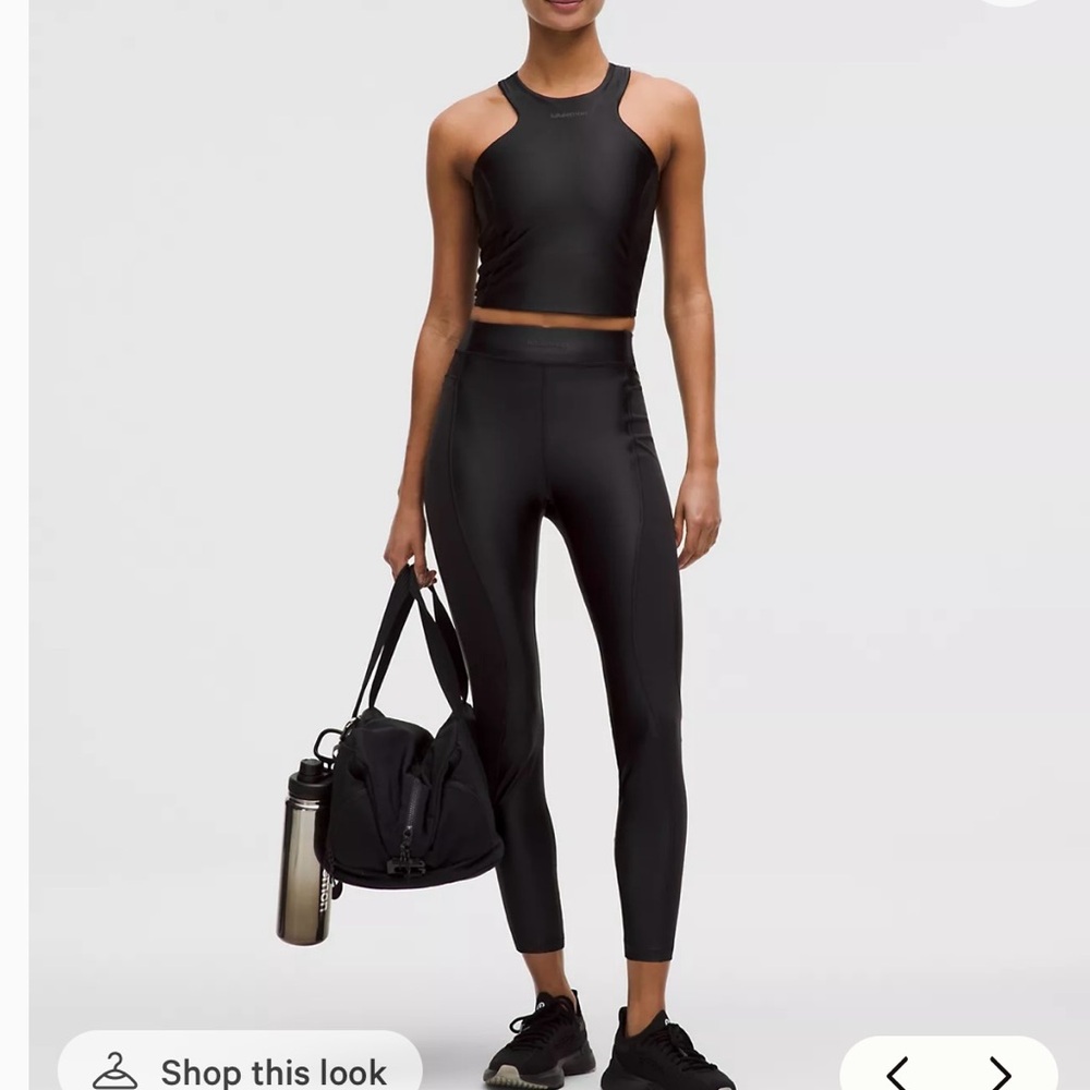 Lululemon Athletica Sleek Black Leggings brand new with tags